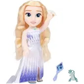 Disney Frozen Docka m. Ljud - 35 cm - Elsa Anka Bruni - - One Size - Docka