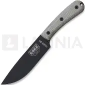 ESEE Model 6HM bushcraft knife Modified Handle, leather sheath