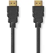 Nedis Ultra High Speed ??HDMI (tm) kabel | HDMI(tm) Kontakt | HDMI(tm) Kontakt | 8K@60Hz | 48 Gbps | 1.00 m | Rund | 6.0 mm | Svart | Label