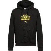 Puma Dortmund Luvtröja FtblCulture - Svart/Gul, storlek X-Large