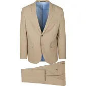Suitable BASE Kostym Beige Storlek