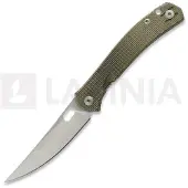 GiantMouse ACE Bleecker fällkniv, Green Canvas Micarta
