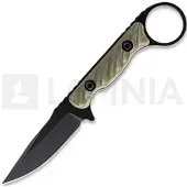 Toor Jank Shank S kniv, Ranger Green G-10, Black Gun-Kote