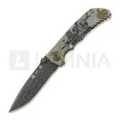 Spartan Blades Harsey Folder Damascus Long Gunner Edition fällkniv