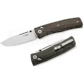 Lionsteel NiNi - Full Scale - Green Canvas Micarta fällkniv