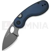 Kizer Cutlery Microbe 14C28N fällkniv, Blue Aluminum, Stonewashed