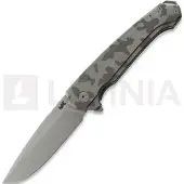 MK Knives & Tools Ingeni MT Camo fällkniv, Grey/Shadow Brown Titanium
