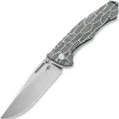 Bestech Keen II - Stonewash + Satin - G10, vit, svart