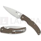 Spyderco Native Chief Brown Canvas Micarta CPM CRU-WEAR fällkniv