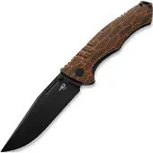 Bestech Keen II - Blackwash - G10, orange, svart