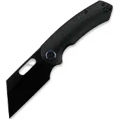Kunwu Knives Primo - DLC - Titanium fällkniv, Raindrop Texture + PVD