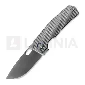 Kunwu Knives Tao III - Satin - Titanium fällkniv, Diamond Texture