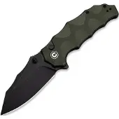 CIVIVI Natterjack C24028-1 Blackwashed 14C28N, Green G10, pocket knife