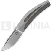 Reate Small Krypton fällkniv, Bead Blast Ti/Red Dark Matter CF