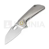 Kizer Cutlery Takahe S35VN fällkniv, Gray Titanium, Stonewash