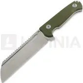 Andre de Villiers Saw Butcher OD Green kniv