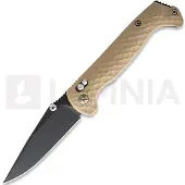 Toor Dropwing fällkniv, Coyote Tan G-10, Black Gun-Kote