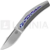 Reate Small Krypton fällkniv, Bead Blast Ti/Timascus