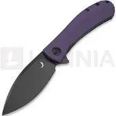 Trollsky Knives Mandu XL14C28N fällkniv, Purple G-10, Black Stonewash