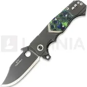 Andre de Villiers Trailboss Regrind & Wave Tab fällkniv, Voodoo Resin