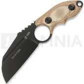 Andre de Villiers Box Butcher Brown Micarta kniv
