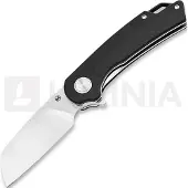 Magnum Cliff Wharn 01BM0002, Satin 440B, Black G10, pocket knife
