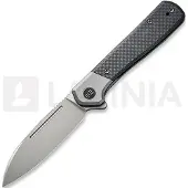 We Knife Soothsayer Carbon fällkniv, beadblasted