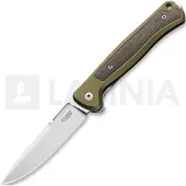 Lionsteel Skinny Aluminum S/W fällkniv, Green