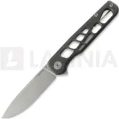 Tactile Knife Rockwall Flipper V2 Skeletonized - Stonewash - Titanium fällkniv, svart
