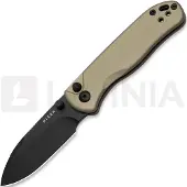 Kizer Cutlery Drop Bear 2 Button Lock fällkniv, Tan Aluminum, DLC