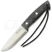 Joker Ranger Scandi kniv, Black Canvas Micarta, Firesteel