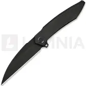 We Knife Fluxor WE23071-1 Blackwashed M390, Black Titanium, pocket knife