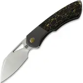 Olamic cutlery WhipperSnapper BL Sheepsfoot, Dark Blast Ti, Satin