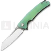 Bestech Texel - Grey + Satin - G10 fällkniv, jade