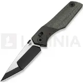 Bestech Cetus - PVD + Satin - Canvas Micarta, svart