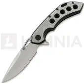 Olamic cutlery Wayfarer 247 CTS-XHP Drop Point fällkniv, Blasted Ti & Fedokume