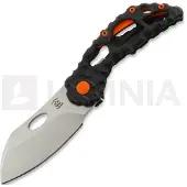 Olamic cutlery Busker M390 Largo fällkniv, Volcanic Carving & Funky Holes