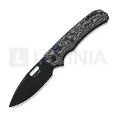 Kizer Cutlery Outposter Nitro-V fällkniv, Black Vortex Micarta, Black PVD