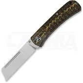 QSP Knife Hedgehog Slip Joint Golden CF fällkniv