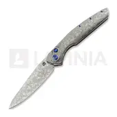 Olamic cutlery Aura Auto fällkniv, Frosty with Fedokume Clip