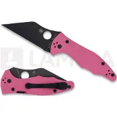 Spyderco Yojimbo 2 Pink G10 CPM S30V Black Blade SPRINT RUN fällkniv