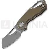 MKM-Maniago Knife Makers Isonzo M390 Cleaver fällkniv, bronze anodized titanium