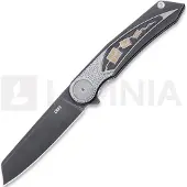 CRKT Fortuitous 4014 Blackwashed MagnaCut, Black Titanium, pocket knife, Michael Walker design