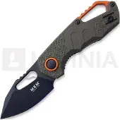 MKM Knives Isonzo Clip Point fällkniv, olivgrön