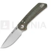 Reate PL-XT Nitro-V fällkniv, Red/Black Micarta, Satin