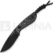 Kizer Cutlery Buddy M390 kniv, White Storm CF, Satin Brushed/DLC