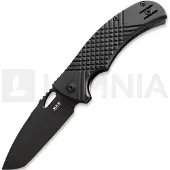 MKM Knives Ciras - Black Top Shield - G10 fällkniv, svart