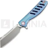 Artisan Cutlery Tomahawk Framelock M390 Small fällkniv, blå