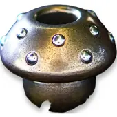 Audacious Concept Amanita Bead - Bronze & Silver