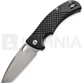 MKM Knives Ciras - Stonewash - G10 fällkniv, svart